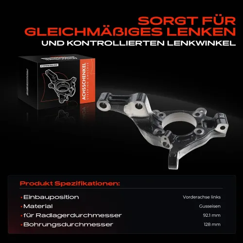 Achsschenkel, Radaufhängung Vorderachse links Frankberg 5481FB0016135 Bild Achsschenkel, Radaufhängung Vorderachse links Frankberg 5481FB0016135