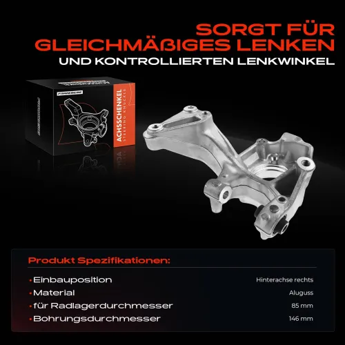 Achsschenkel, Radaufhängung Hinterachse rechts Frankberg 5481FB0016151 Bild Achsschenkel, Radaufhängung Hinterachse rechts Frankberg 5481FB0016151