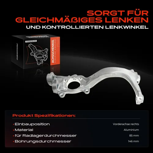 Achsschenkel, Radaufhängung Vorderachse rechts Frankberg 5481FB0016157 Bild Achsschenkel, Radaufhängung Vorderachse rechts Frankberg 5481FB0016157