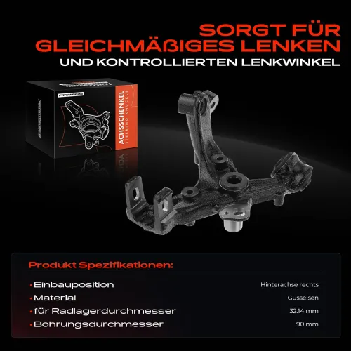 Achsschenkel, Radaufhängung Hinterachse rechts Frankberg 5481FB0016173 Bild Achsschenkel, Radaufhängung Hinterachse rechts Frankberg 5481FB0016173