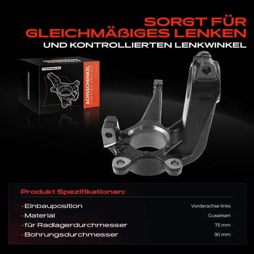 Achsschenkel, Radaufhängung Vorderachse links Frankberg 5481FB0016184 Bild Achsschenkel, Radaufhängung Vorderachse links Frankberg 5481FB0016184