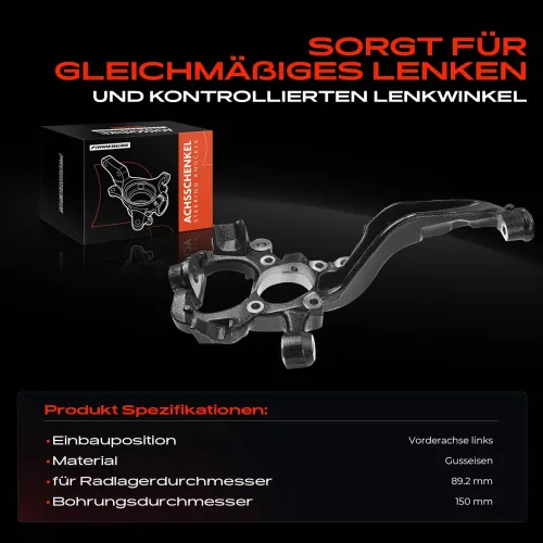 Achsschenkel, Radaufhängung Vorderachse links Frankberg 5481FB0016191 Bild Achsschenkel, Radaufhängung Vorderachse links Frankberg 5481FB0016191