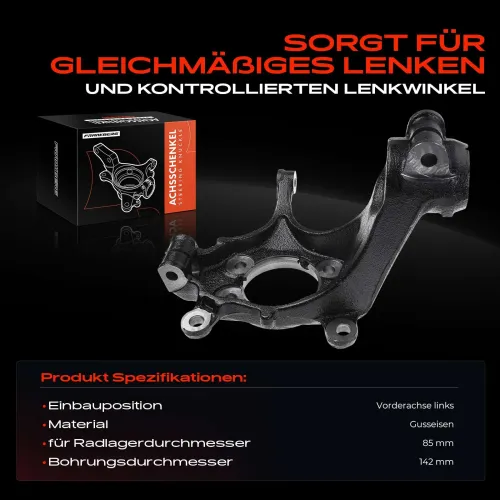 Achsschenkel, Radaufhängung Vorderachse links Frankberg 5481FB0016213 Bild Achsschenkel, Radaufhängung Vorderachse links Frankberg 5481FB0016213