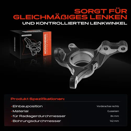 Achsschenkel, Radaufhängung Vorderachse rechts Frankberg 5481FB0016242 Bild Achsschenkel, Radaufhängung Vorderachse rechts Frankberg 5481FB0016242