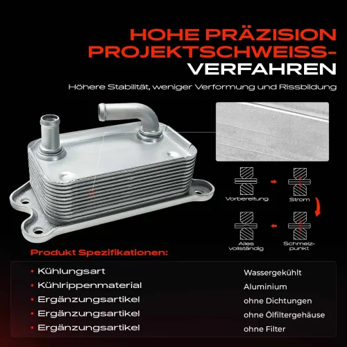 Ölkühler, Motoröl Frankberg 5481FB0016723 Bild Ölkühler, Motoröl Frankberg 5481FB0016723