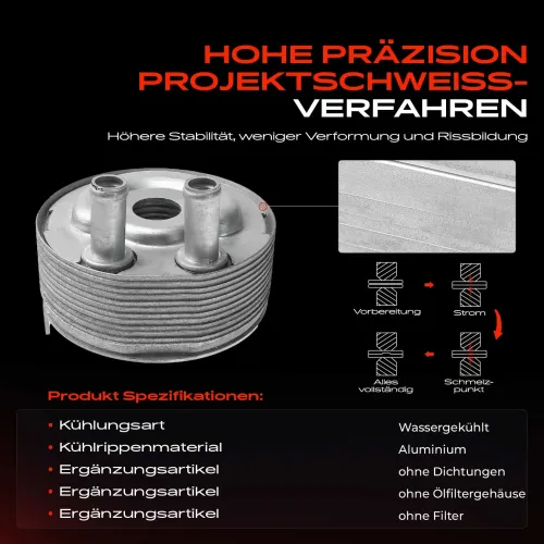 Ölkühler, Motoröl Frankberg 5481FB0016728 Bild Ölkühler, Motoröl Frankberg 5481FB0016728