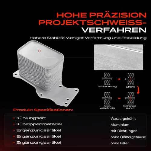 Ölkühler, Motoröl Frankberg 5481FB0016784 Bild Ölkühler, Motoröl Frankberg 5481FB0016784