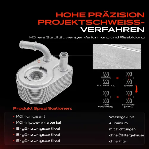 Ölkühler, Motoröl Frankberg 5481FB0016844 Bild Ölkühler, Motoröl Frankberg 5481FB0016844