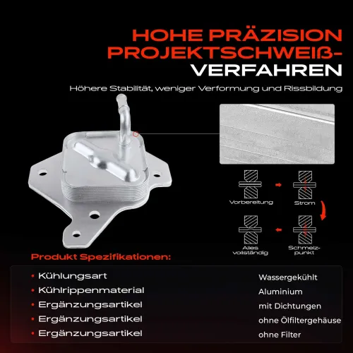 Ölkühler, Motoröl Frankberg 5481FB0016876 Bild Ölkühler, Motoröl Frankberg 5481FB0016876