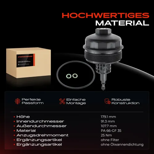 Deckel, Ölfiltergehäuse Frankberg 5481FB0016969 Bild Deckel, Ölfiltergehäuse Frankberg 5481FB0016969