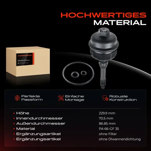 Deckel, Ölfiltergehäuse Frankberg 5481FB0016983 Bild Deckel, Ölfiltergehäuse Frankberg 5481FB0016983