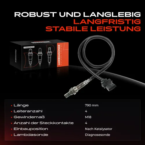 Lambdasonde nach Katalysator Frankberg 5481FB0017434 Bild Lambdasonde nach Katalysator Frankberg 5481FB0017434