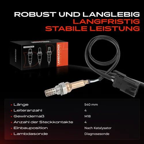 Lambdasonde nach Katalysator Frankberg 5481FB0017450 Bild Lambdasonde nach Katalysator Frankberg 5481FB0017450