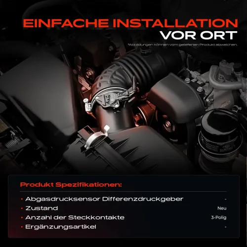 Sensor, Abgasdruck Frankberg 5481FB0017777 Bild Sensor, Abgasdruck Frankberg 5481FB0017777