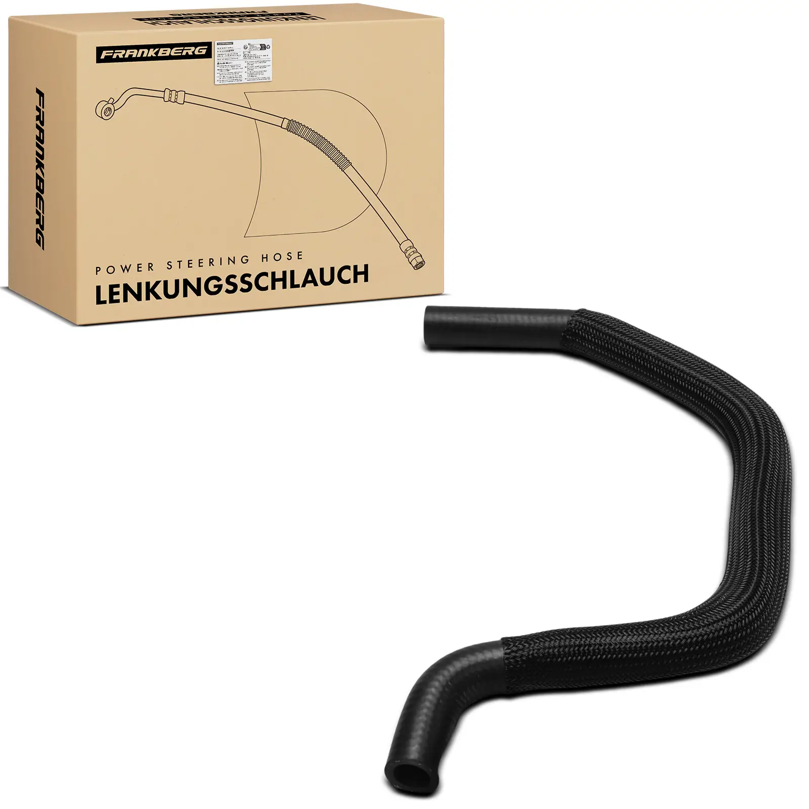 Hydraulikschlauch, Lenkung von Ausgleichsbehälter nach Hydraulikpumpe Frankberg 5481FB0018010