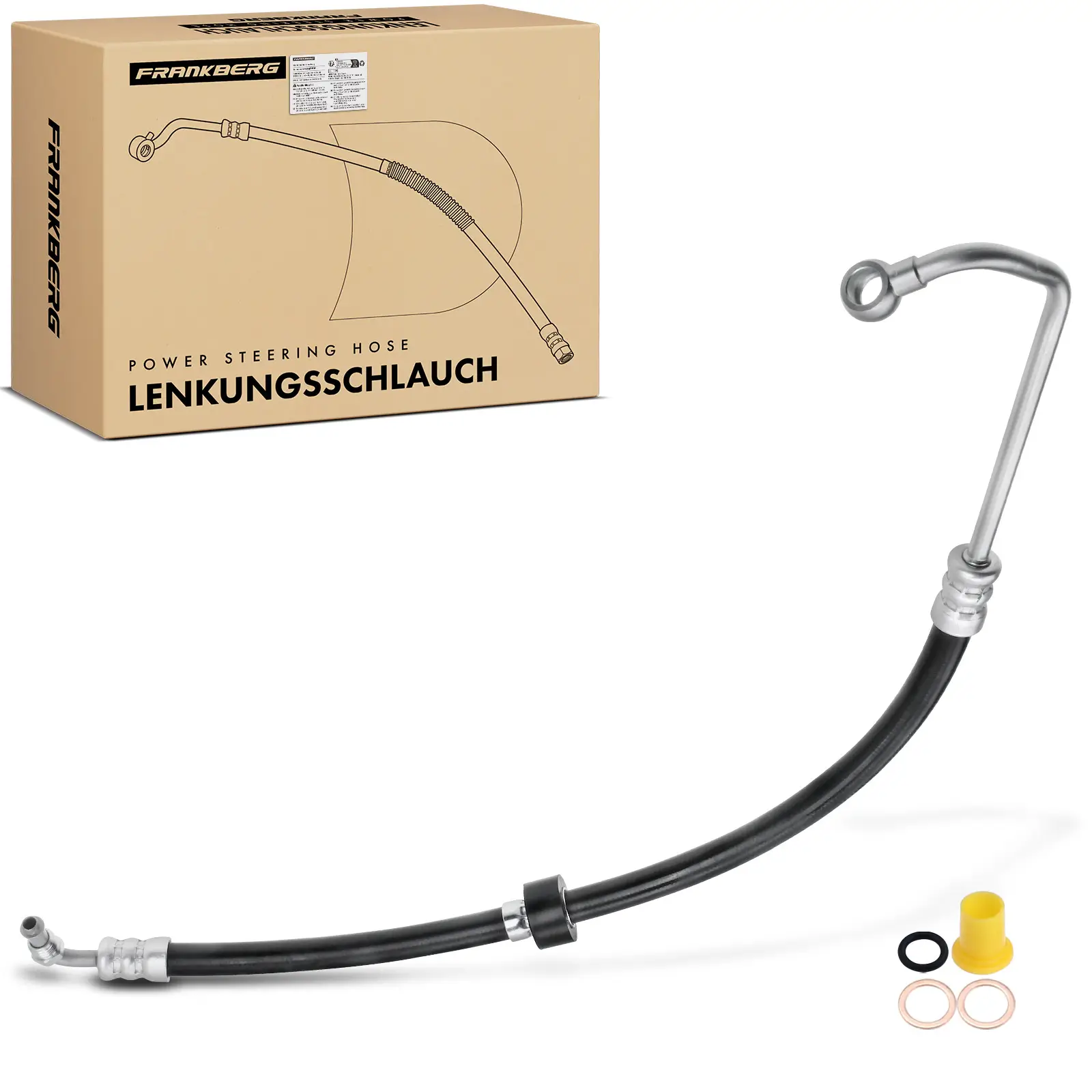 Hydraulikschlauch, Lenkung von Hydraulikpumpe nach Lenkgetriebe Frankberg 5481FB0018018