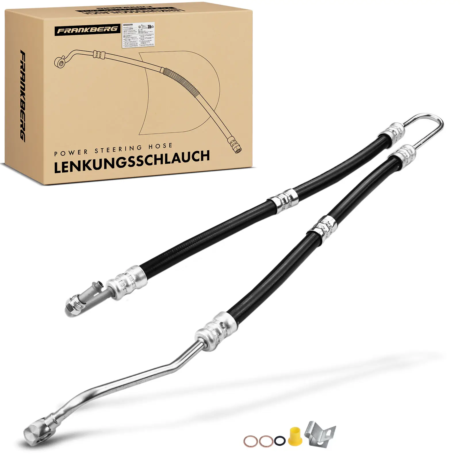 Hydraulikschlauch, Lenkung von Hydraulikpumpe nach Lenkgetriebe Frankberg 5481FB0018029