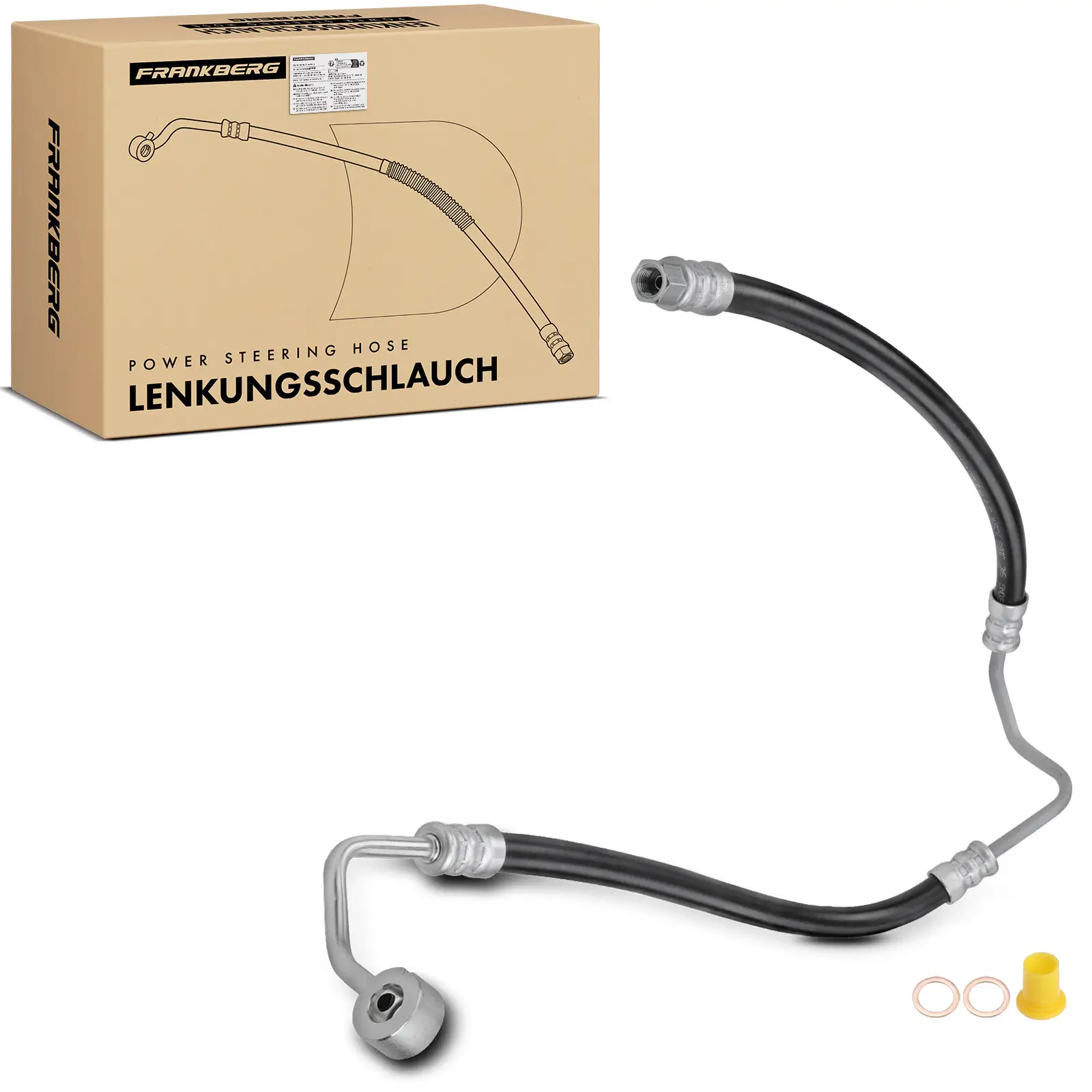 Hydraulikschlauch, Lenkung von Hydraulikpumpe nach Lenkgetriebe Frankberg 5481FB0018030