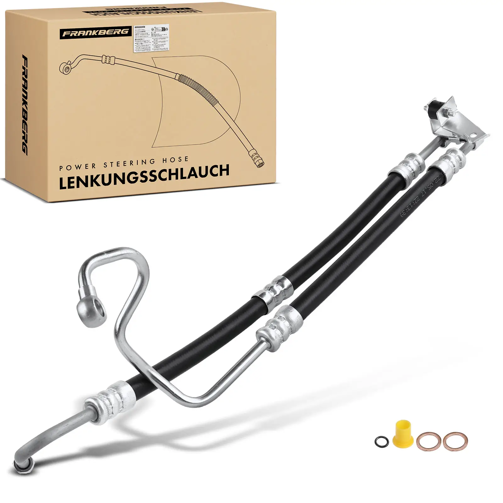 Hydraulikschlauch, Lenkung von Hydraulikpumpe nach Lenkgetriebe Frankberg 5481FB0018041