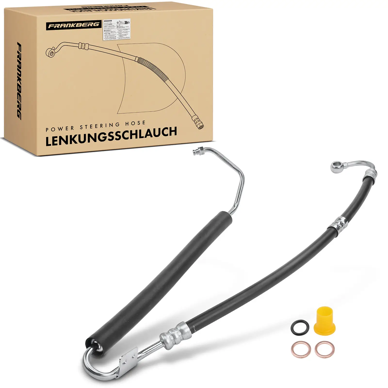 Hydraulikschlauch, Lenkung von Hydraulikpumpe nach Lenkgetriebe Frankberg 5481FB0018046