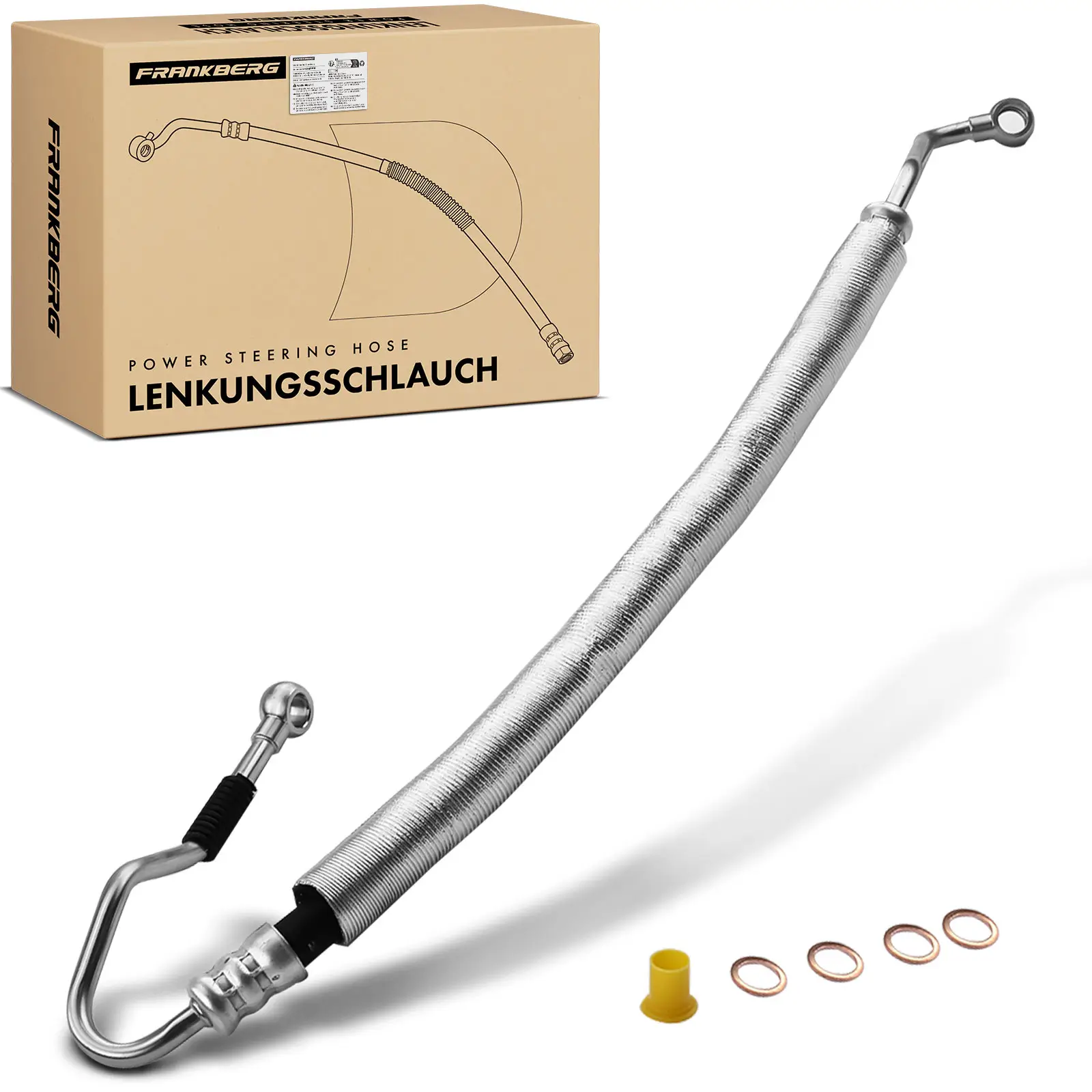 Hydraulikschlauch, Lenkung von Hydraulikpumpe nach Lenkgetriebe Frankberg 5481FB0018056