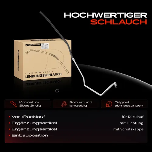 Hydraulikschlauch, Lenkung Frankberg 5481FB0018067 Bild Hydraulikschlauch, Lenkung Frankberg 5481FB0018067