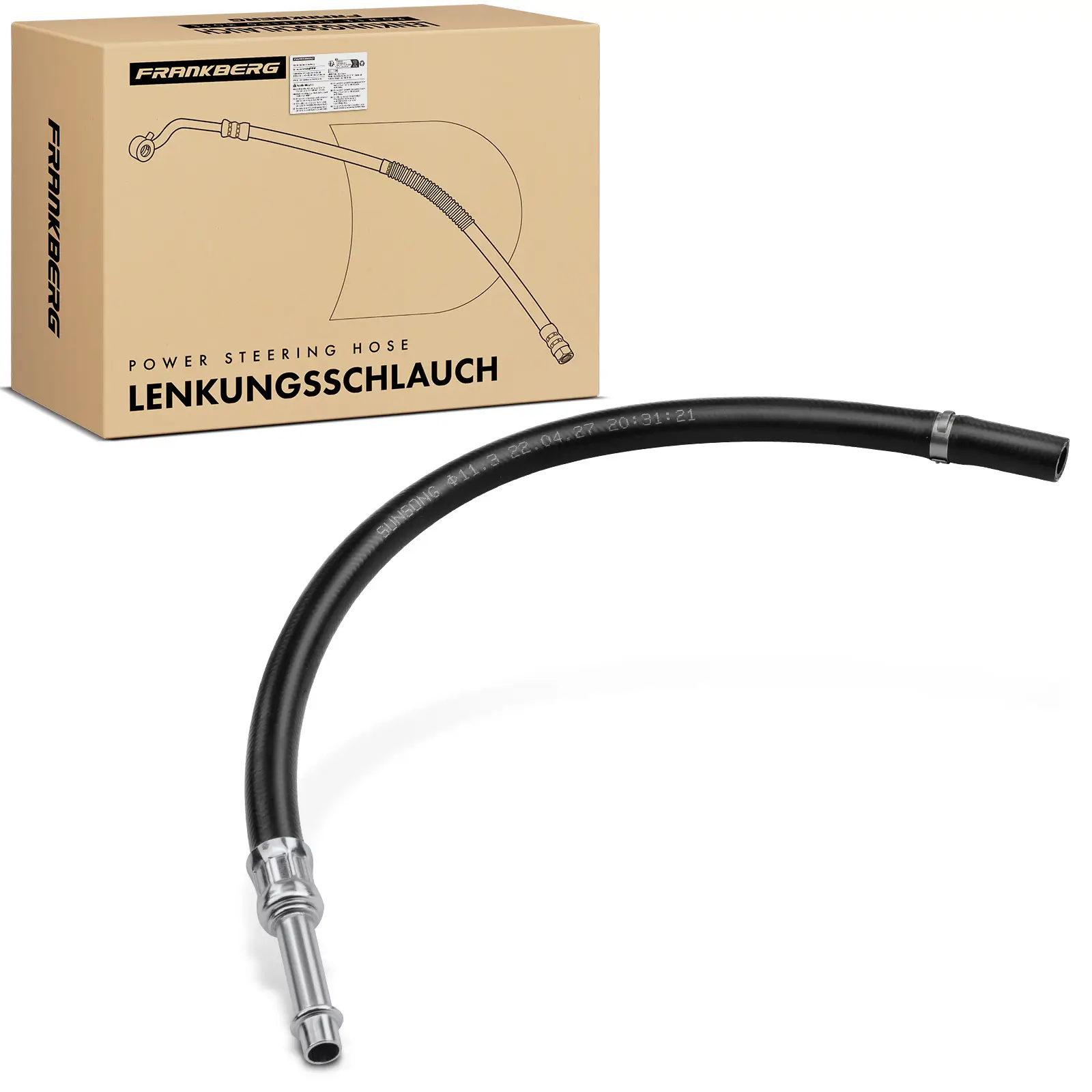 Hydraulikschlauch, Lenkung von Kühlrohr nach Ausgleichsbehälter Frankberg 5481FB0018079