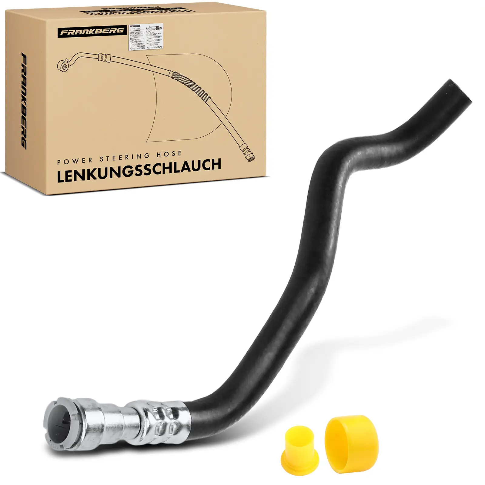 Hydraulikschlauch, Lenkung von Kühlrohr nach Ausgleichsbehälter Frankberg 5481FB0018083