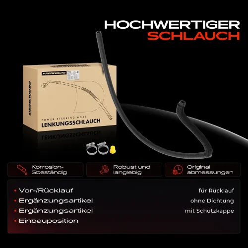 Hydraulikschlauch, Lenkung Frankberg 5481FB0018084 Bild Hydraulikschlauch, Lenkung Frankberg 5481FB0018084
