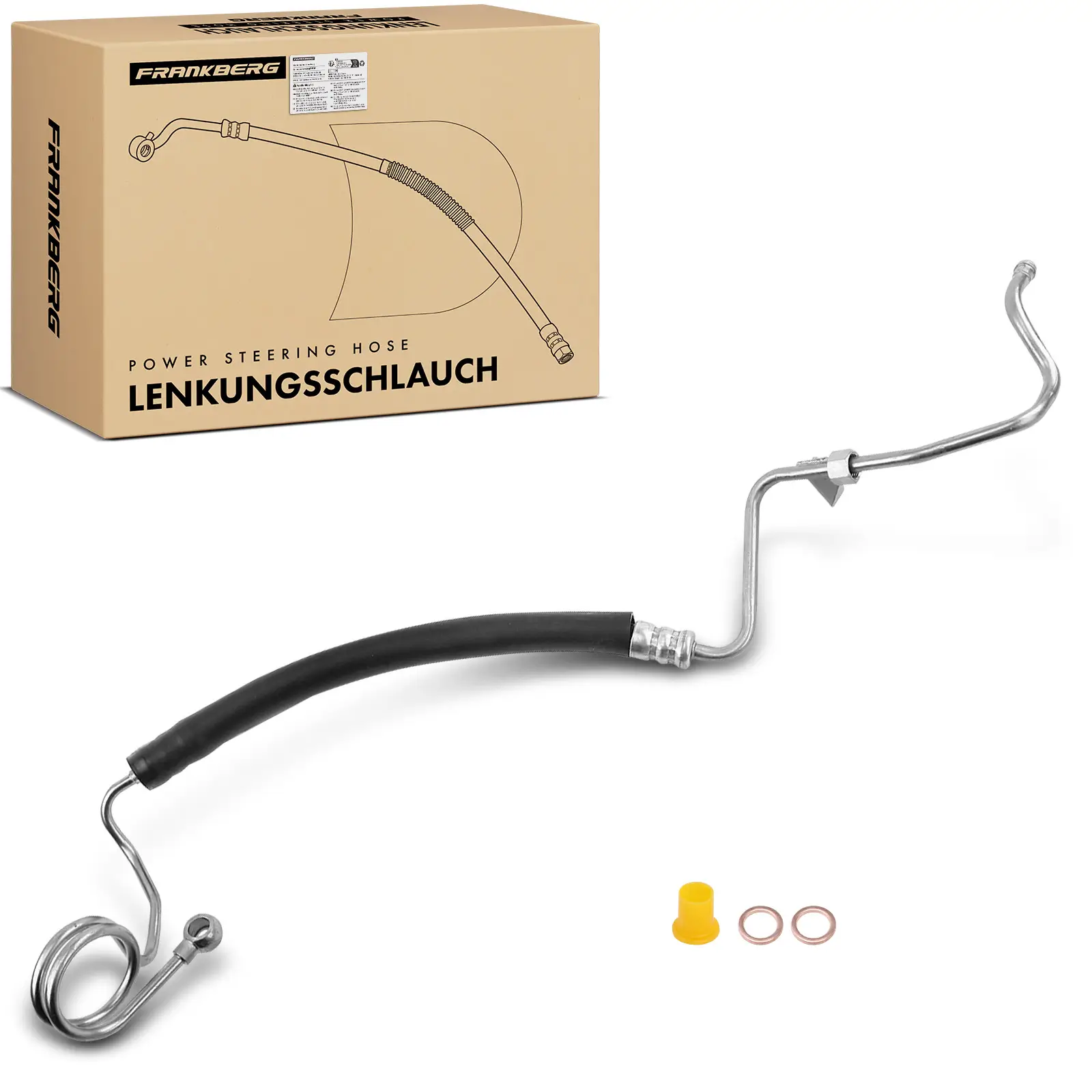 Hydraulikschlauch, Lenkung von Hydraulikpumpe nach Lenkgetriebe Frankberg 5481FB0018091