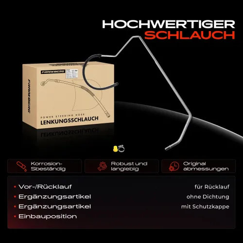 Hydraulikschlauch, Lenkung Frankberg 5481FB0018096 Bild Hydraulikschlauch, Lenkung Frankberg 5481FB0018096