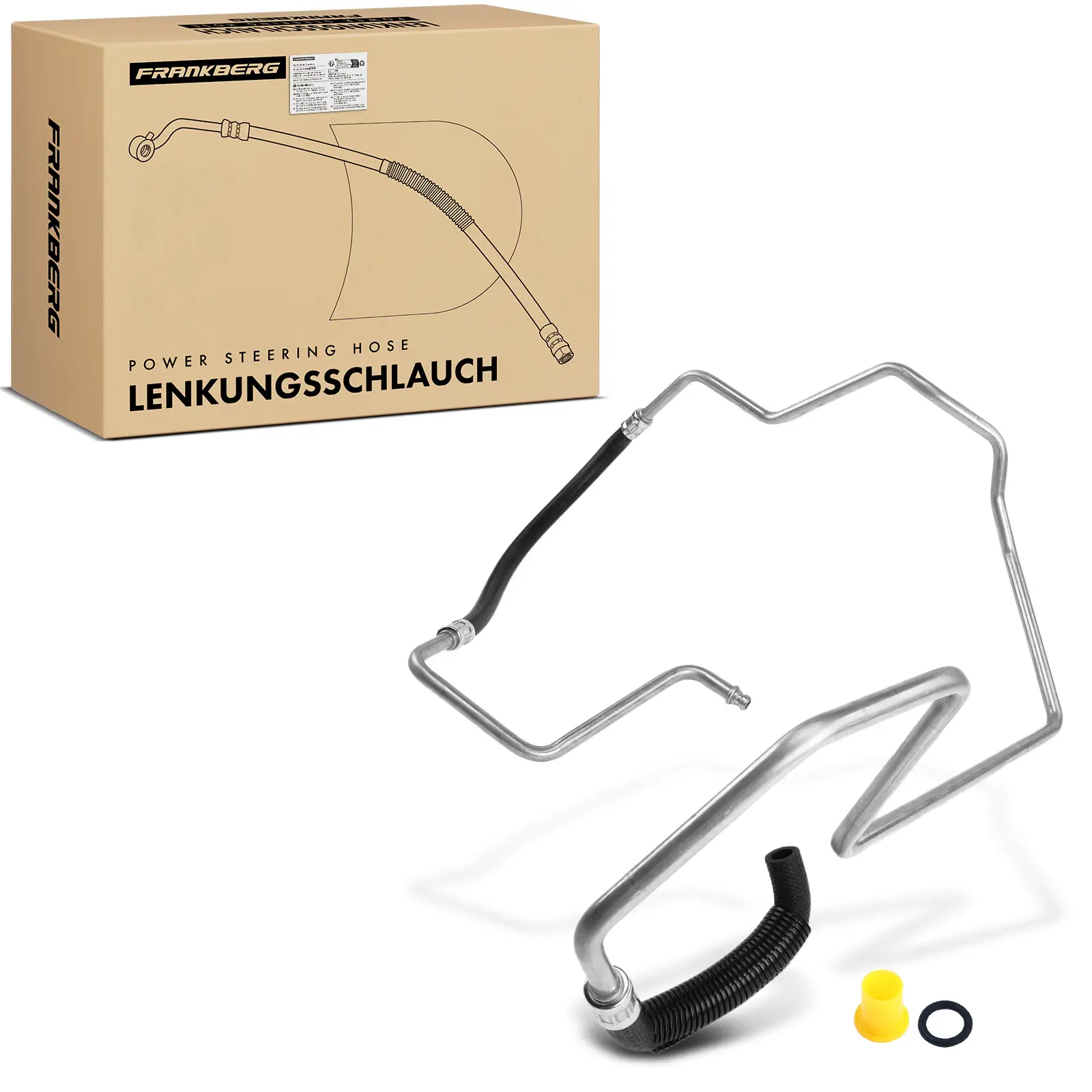 Hydraulikschlauch, Lenkung von Lenkgetriebe nach Ausgleichsbehälter Frankberg 5481FB0018102