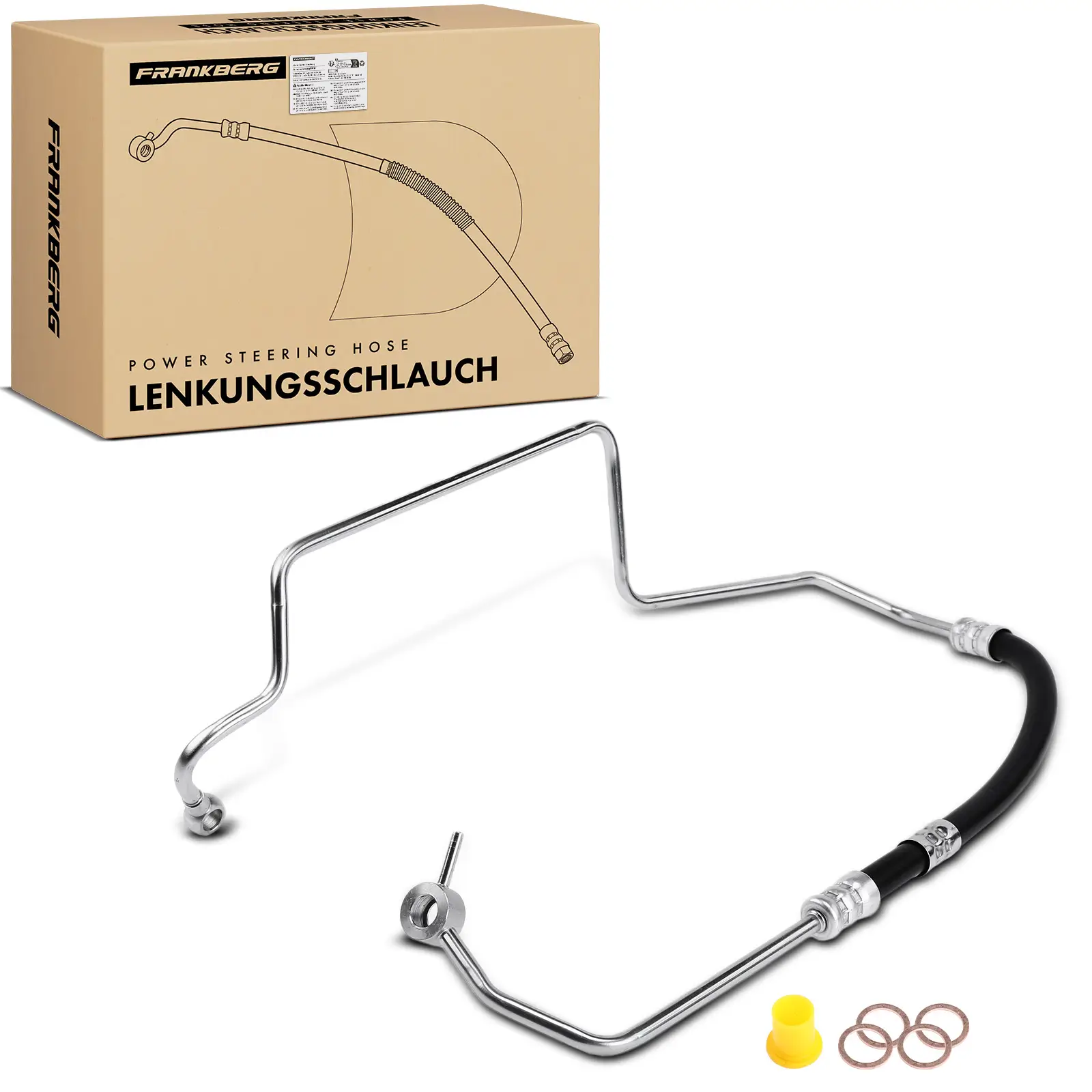 Hydraulikschlauch, Lenkung von Hydraulikpumpe nach Lenkgetriebe Frankberg 5481FB0018103