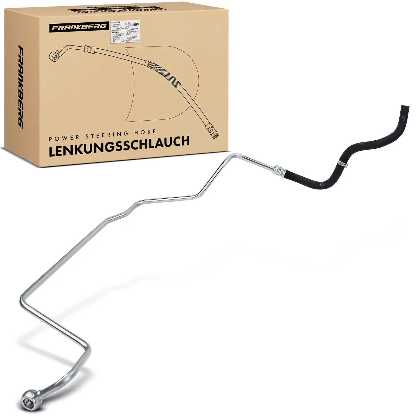 Hydraulikschlauch, Lenkung von Lenkgetriebe nach Ausgleichsbehälter Frankberg 5481FB0018104