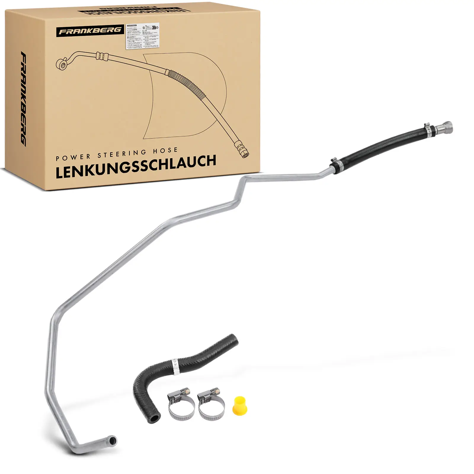 Hydraulikschlauch, Lenkung von Lenkgetriebe nach Ausgleichsbehälter Frankberg 5481FB0018108