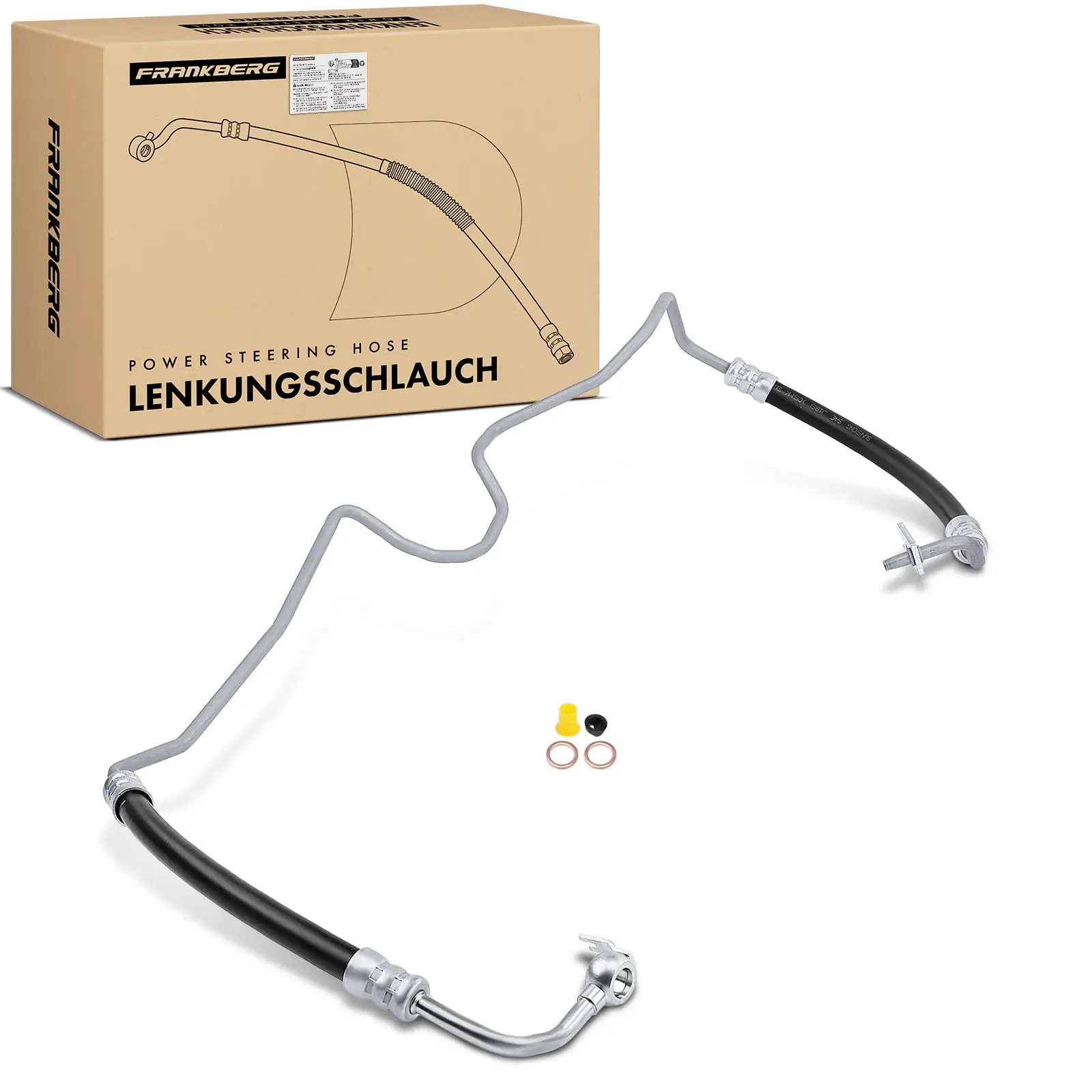 Hydraulikschlauch, Lenkung von Hydraulikpumpe nach Lenkgetriebe Frankberg 5481FB0018110