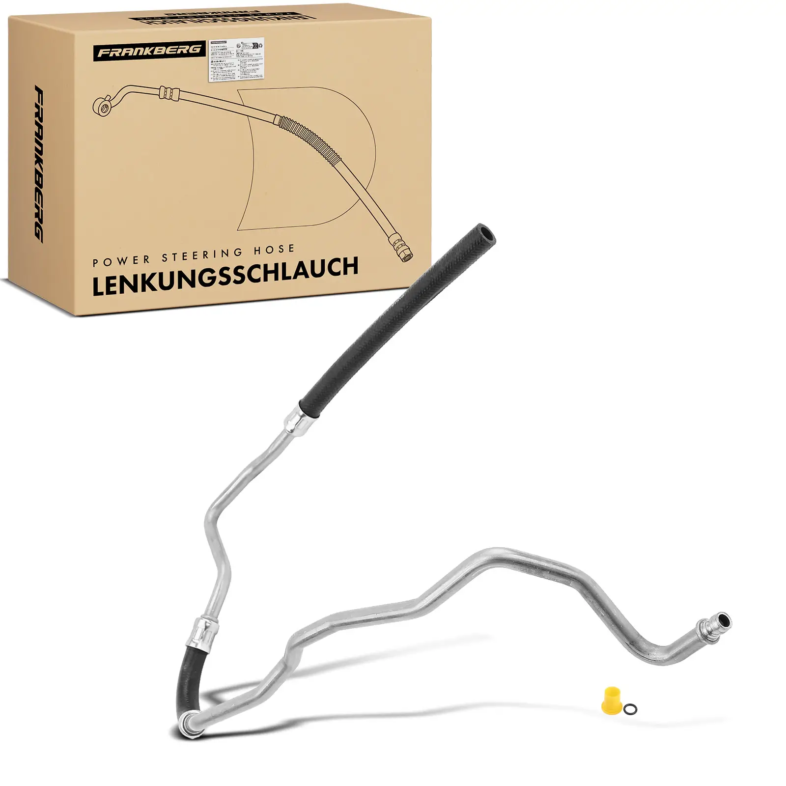 Hydraulikschlauch, Lenkung von Lenkgetriebe nach Ausgleichsbehälter Frankberg 5481FB0018112