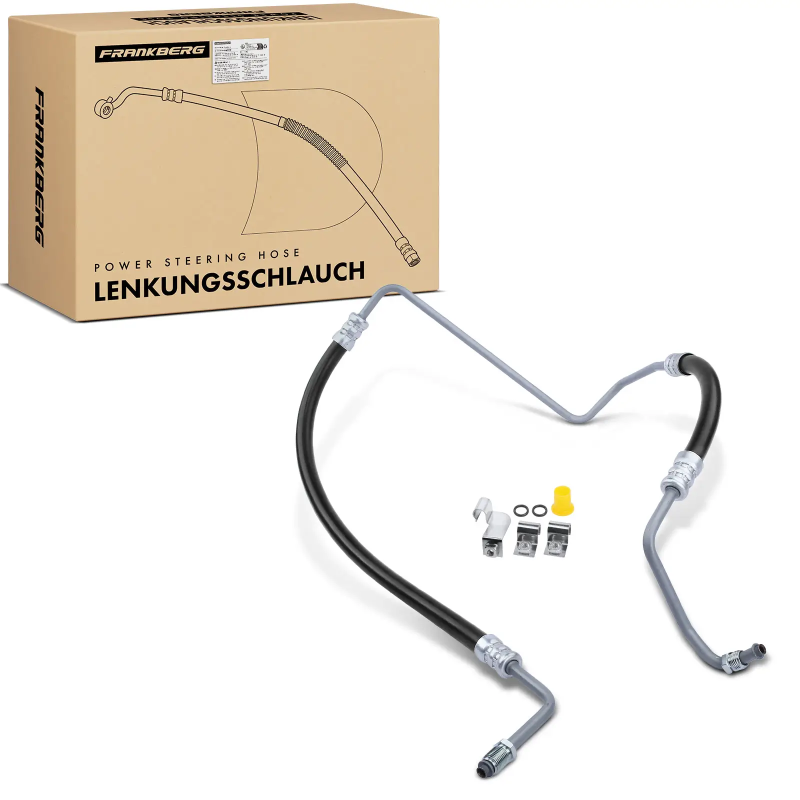 Hydraulikschlauch, Lenkung von Hydraulikpumpe nach Lenkgetriebe Frankberg 5481FB0018124