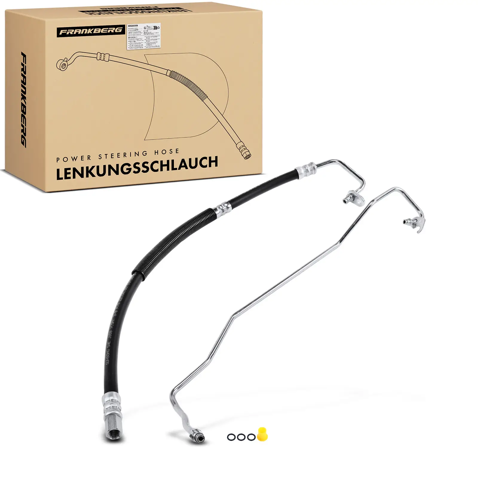 Hydraulikschlauch, Lenkung von Hydraulikpumpe nach Lenkgetriebe Frankberg 5481FB0018127