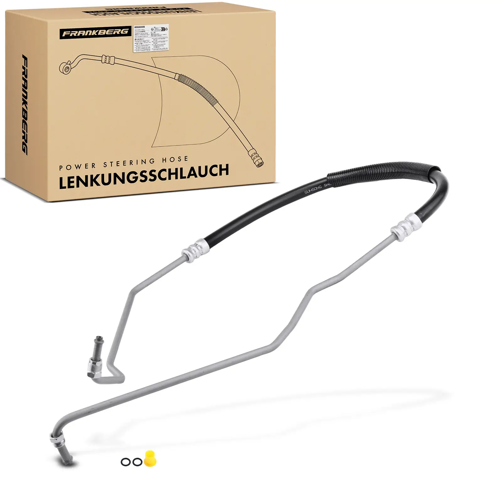 Hydraulikschlauch, Lenkung von Hydraulikpumpe nach Lenkgetriebe Frankberg 5481FB0018131