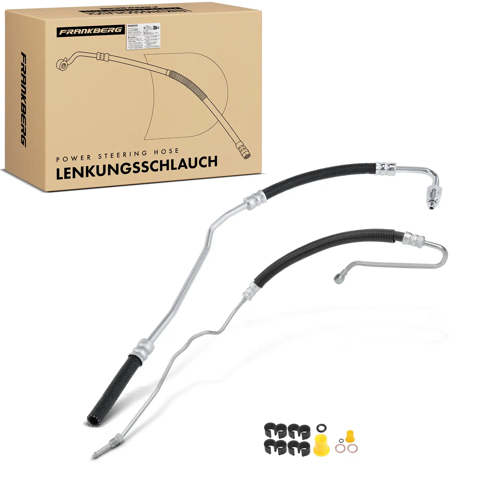 Hydraulikschlauch, Lenkung von Hydraulikpumpe nach Lenkgetriebe Frankberg 5481FB0018155