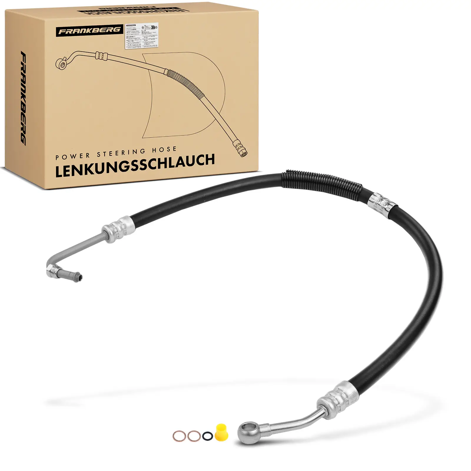 Hydraulikschlauch, Lenkung von Hydraulikpumpe nach Lenkgetriebe Frankberg 5481FB0018171