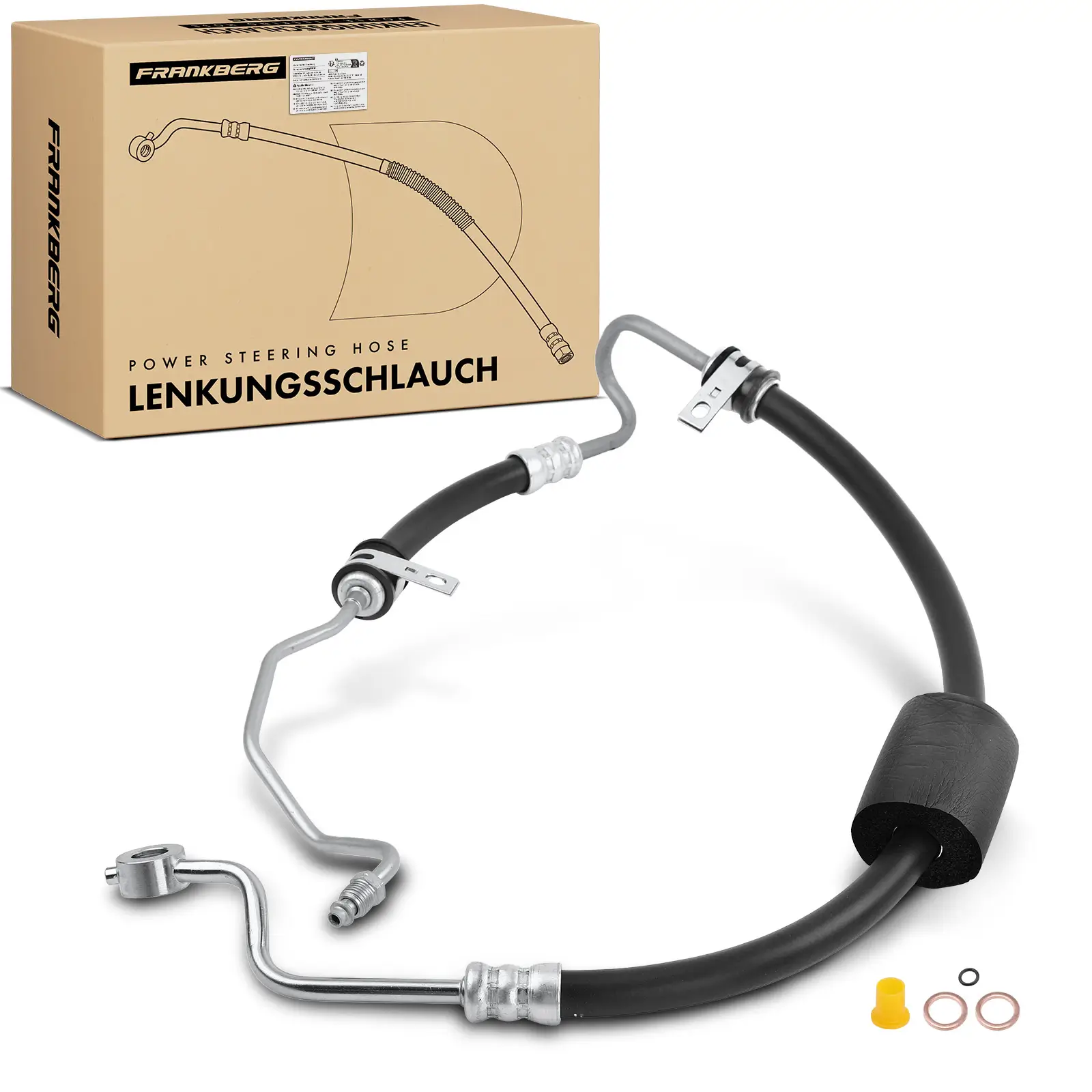 Hydraulikschlauch, Lenkung von Hydraulikpumpe nach Lenkgetriebe Frankberg 5481FB0018182