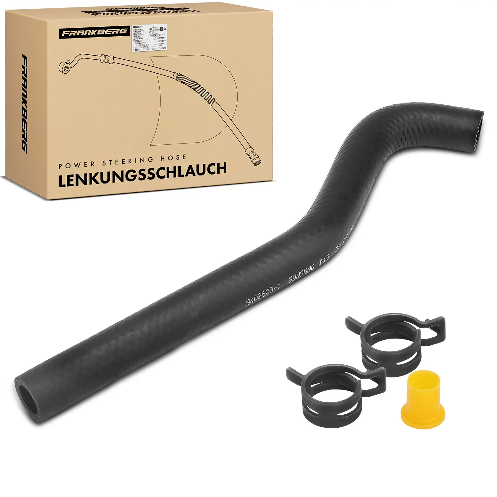 Hydraulikschlauch, Lenkung von Ausgleichsbehälter nach Hydraulikpumpe Frankberg 5481FB0018186