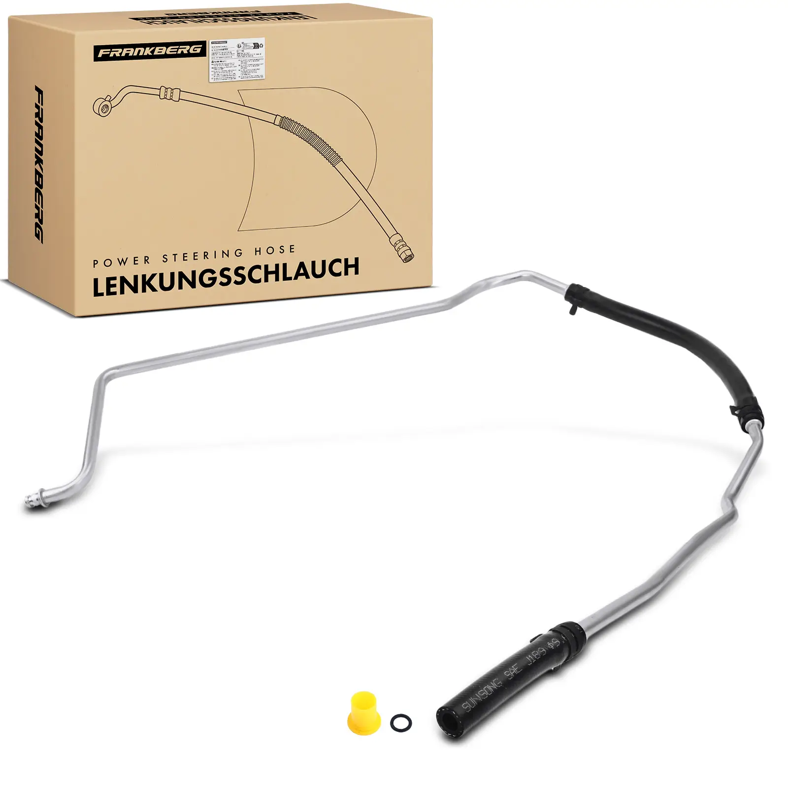 Hydraulikschlauch, Lenkung von Lenkgetriebe nach Kühlrohr Frankberg 5481FB0018205