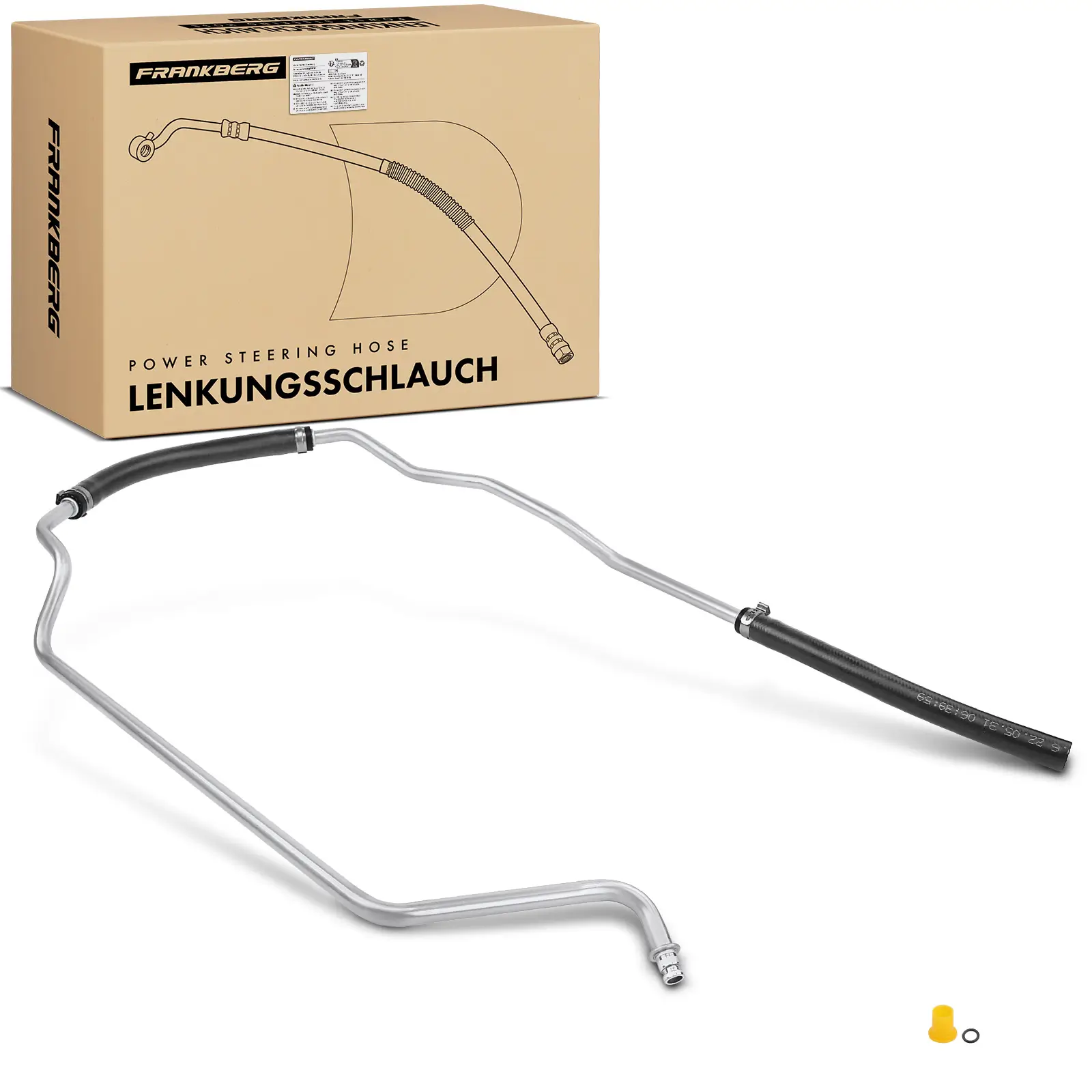 Hydraulikschlauch, Lenkung von Lenkgetriebe nach Ausgleichsbehälter Frankberg 5481FB0018209