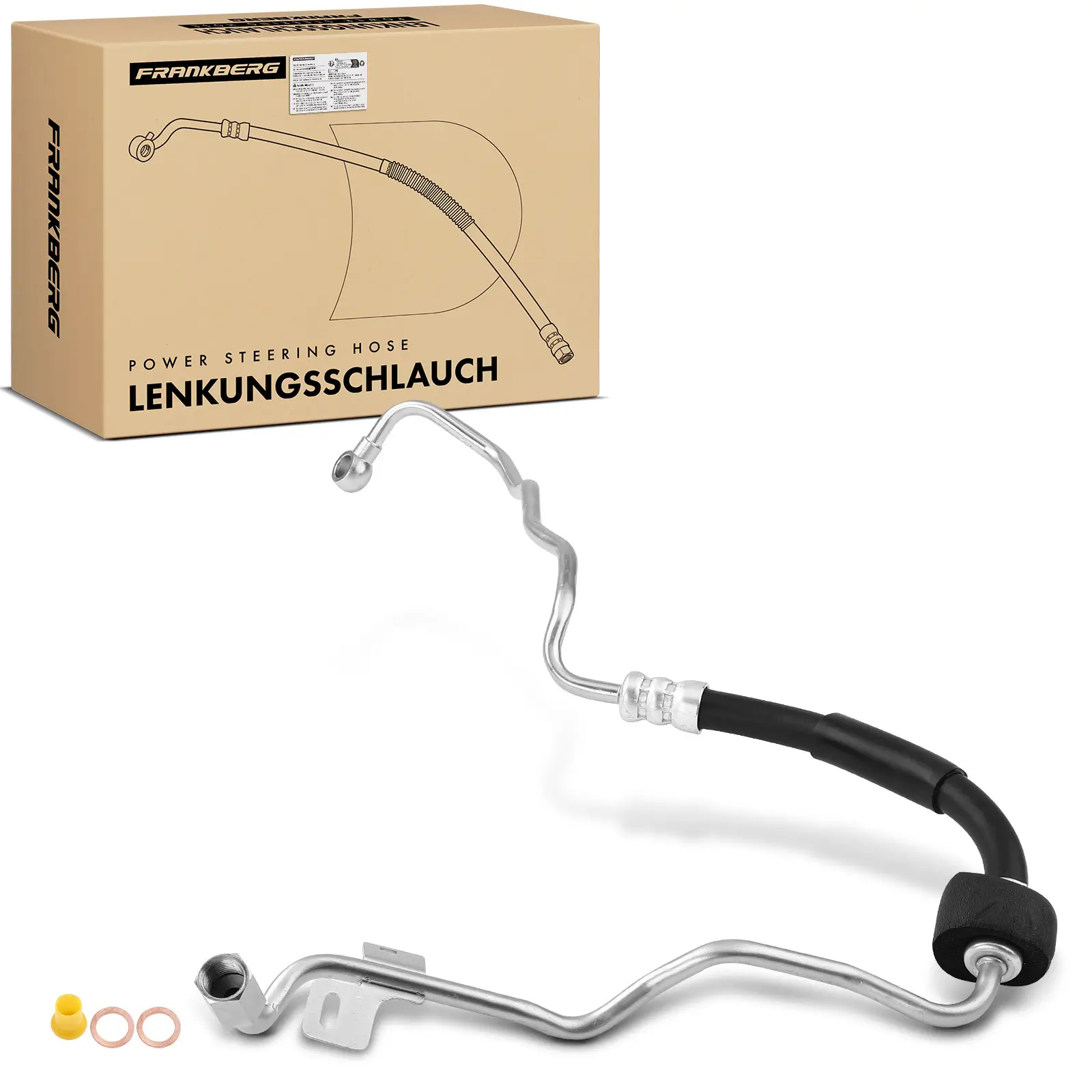 Hydraulikschlauch, Lenkung von Hydraulikpumpe nach Lenkgetriebe Frankberg 5481FB0018211