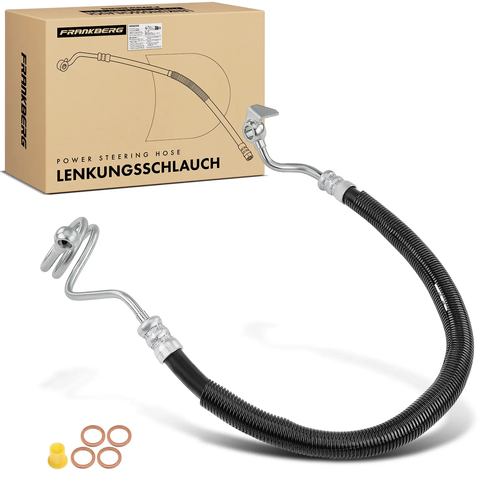 Hydraulikschlauch, Lenkung von Hydraulikpumpe nach Lenkgetriebe Frankberg 5481FB0018218