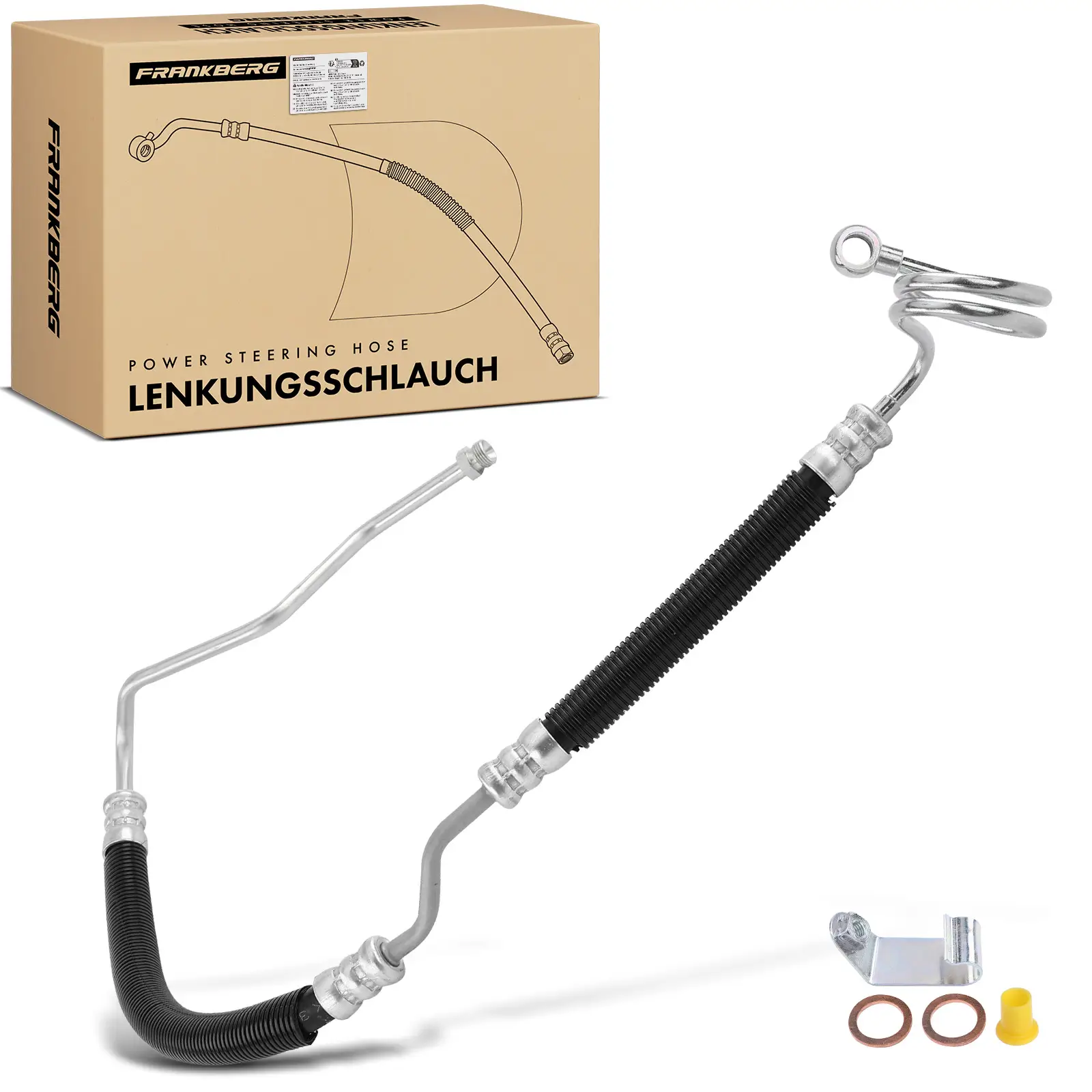 Hydraulikschlauch, Lenkung von Hydraulikpumpe nach Lenkgetriebe Frankberg 5481FB0018219