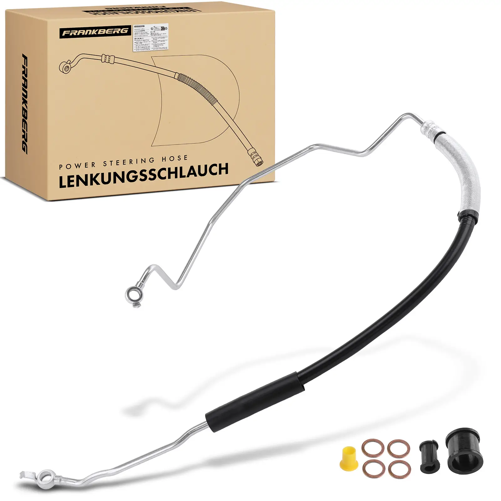 Hydraulikschlauch, Lenkung von Hydraulikpumpe nach Lenkgetriebe Frankberg 5481FB0018224